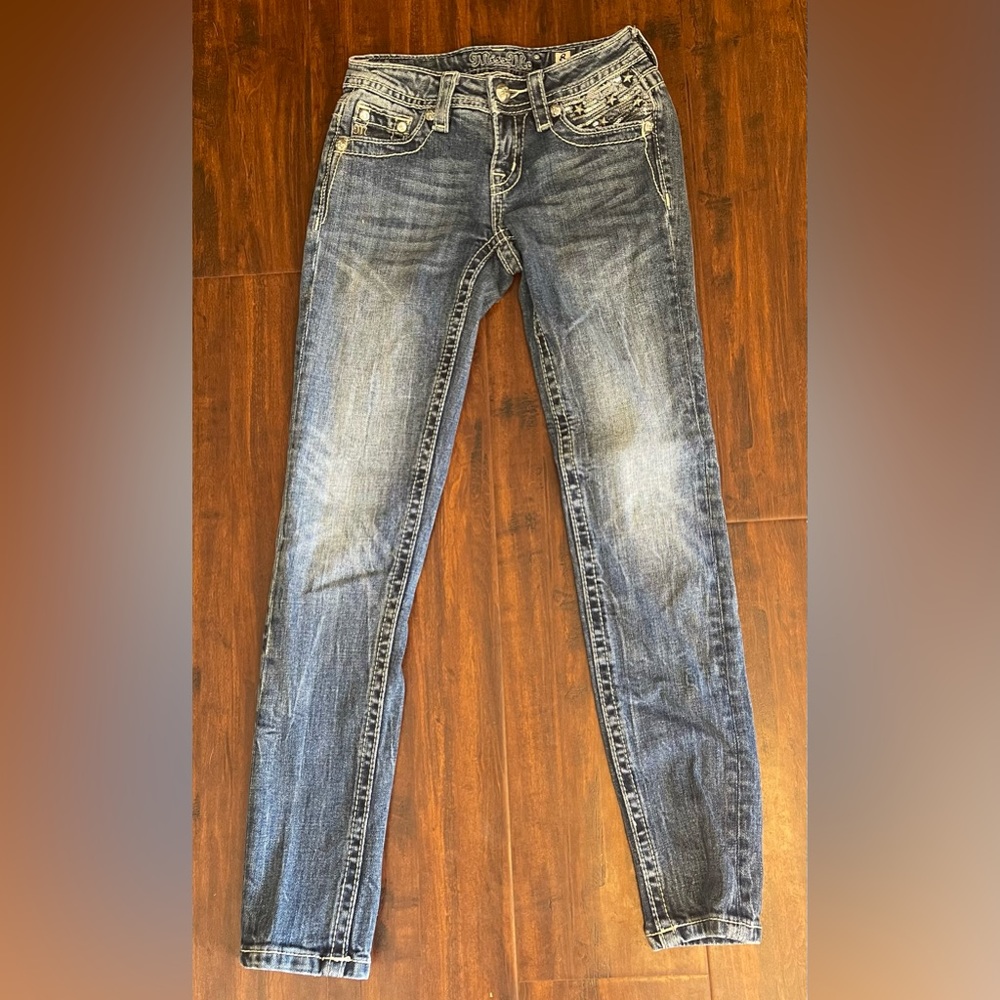 Little girls Miss Me skinny jeans size 8